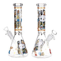 Swagged Out Hello Kitty Beaker Glass Water Pipe - 10" / 14mm F